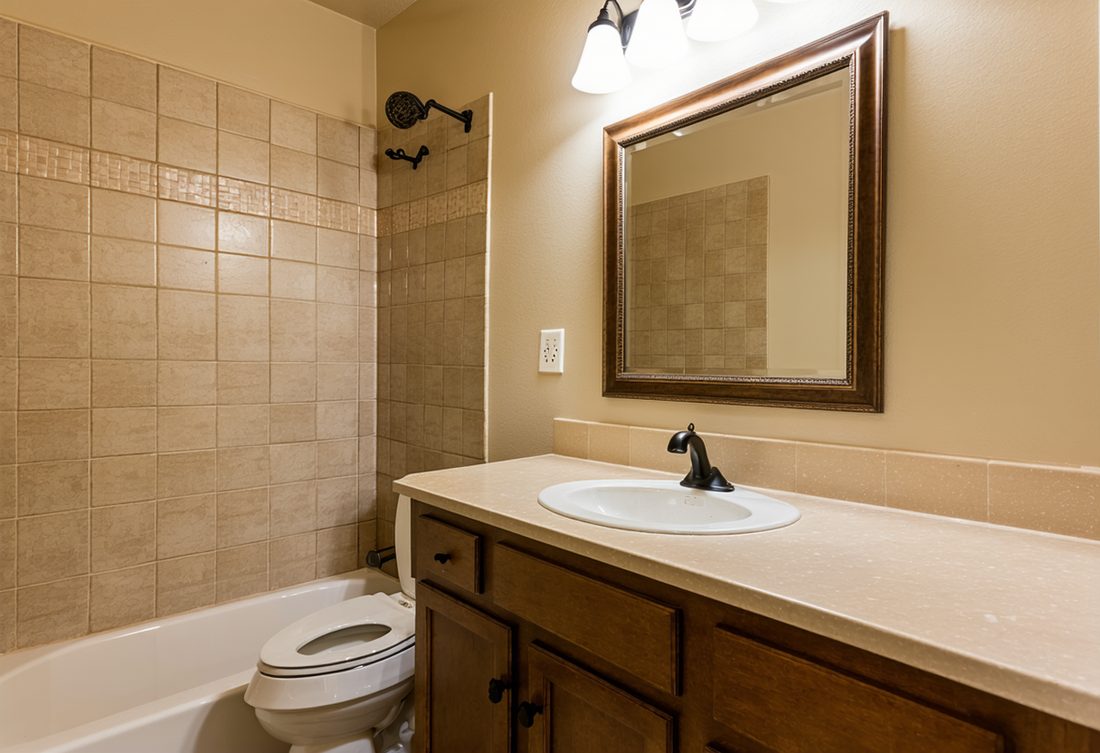 Dated bathroom